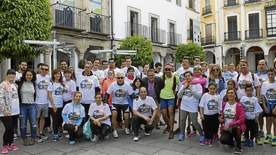 La Vuelta Solidaria a España recala en Mérida
