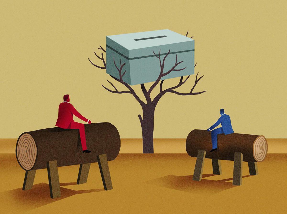 Dos que cavalquen malament