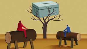 Dos que cavalquen malament