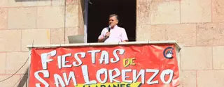 Peral da el pregón de San Lorenzo de Llaranes