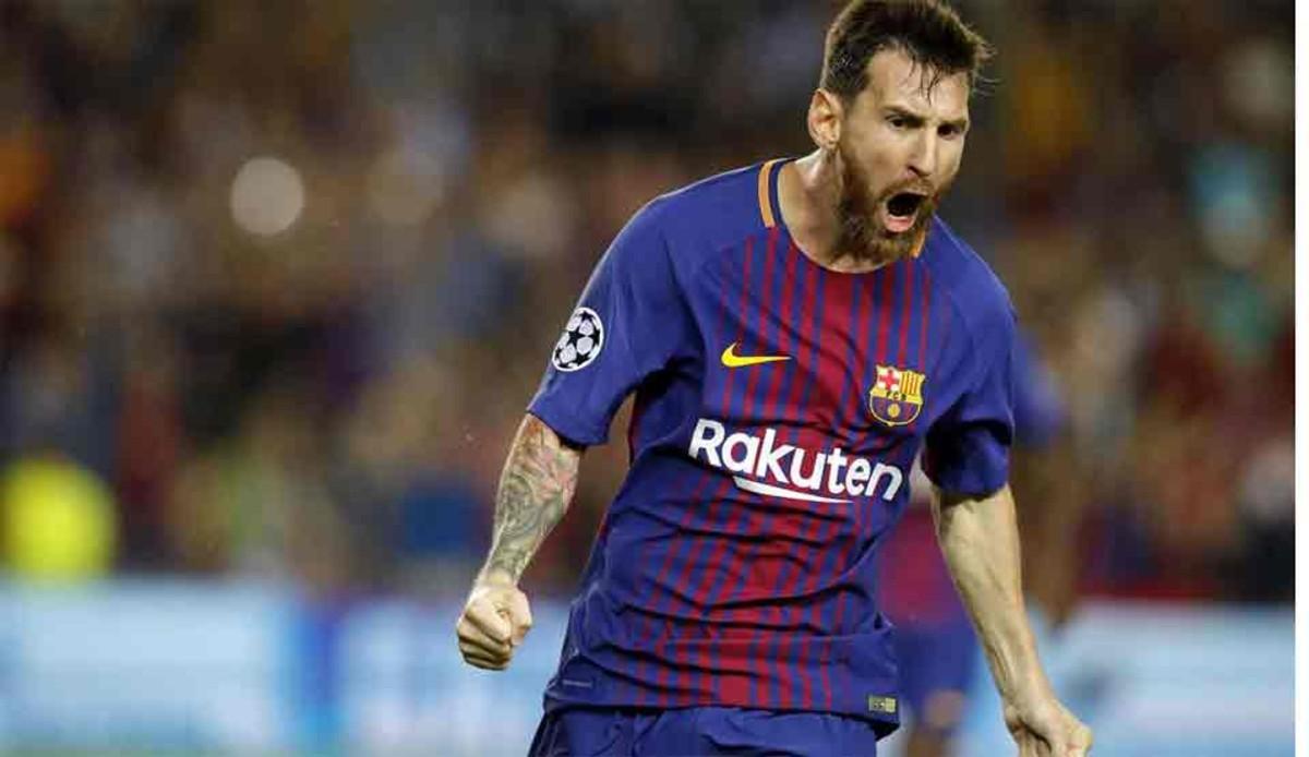 Messi dio toda una exhibición en el Camp Nou