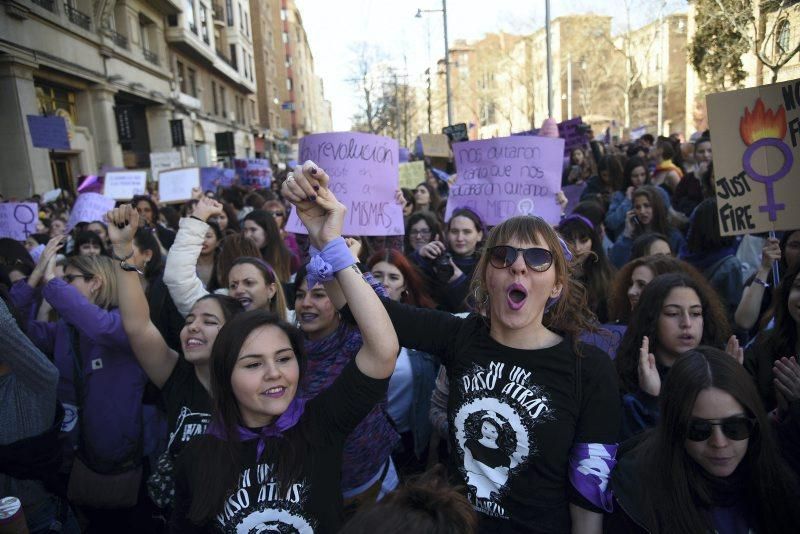 Concentraciones por el 8-M en Zaragoza