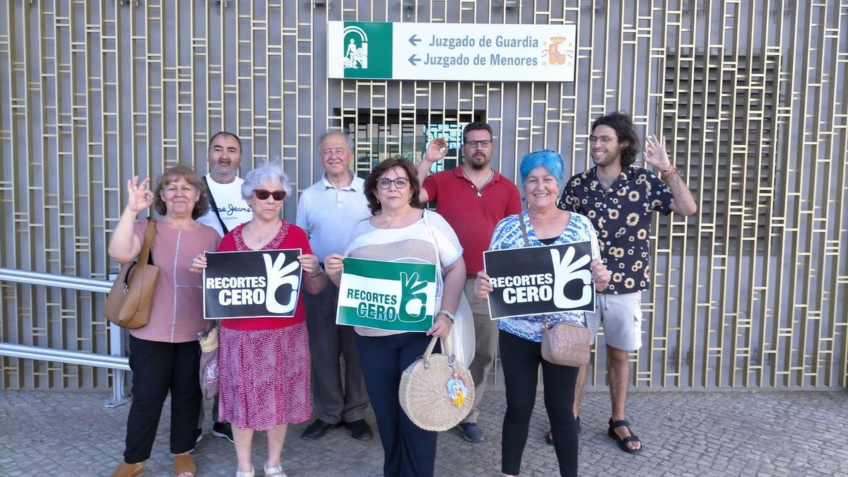 Integrantes de la candidatura Recortes Cero por Córdoba.