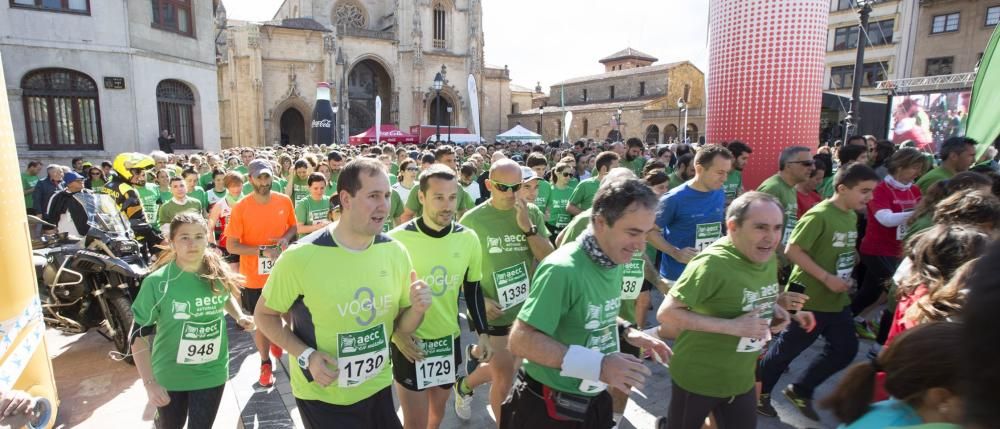 Carrera contra el cáncer en Oviedo