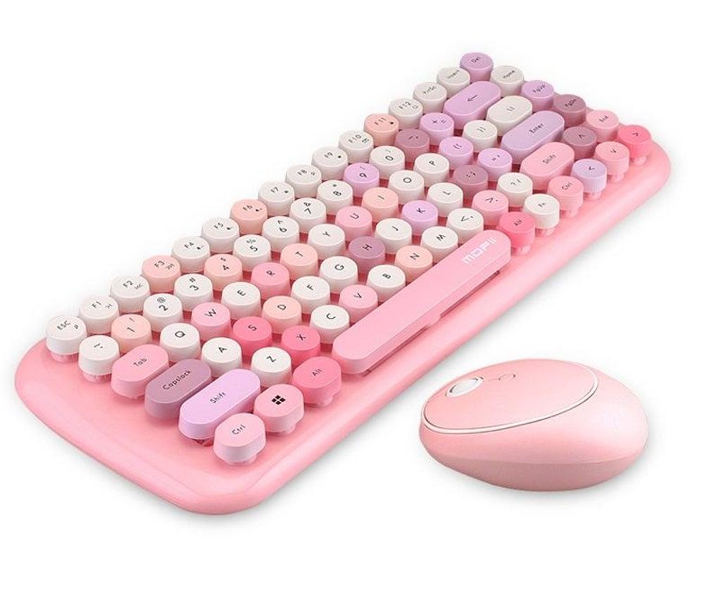 Teclado rosa de Aliexpress