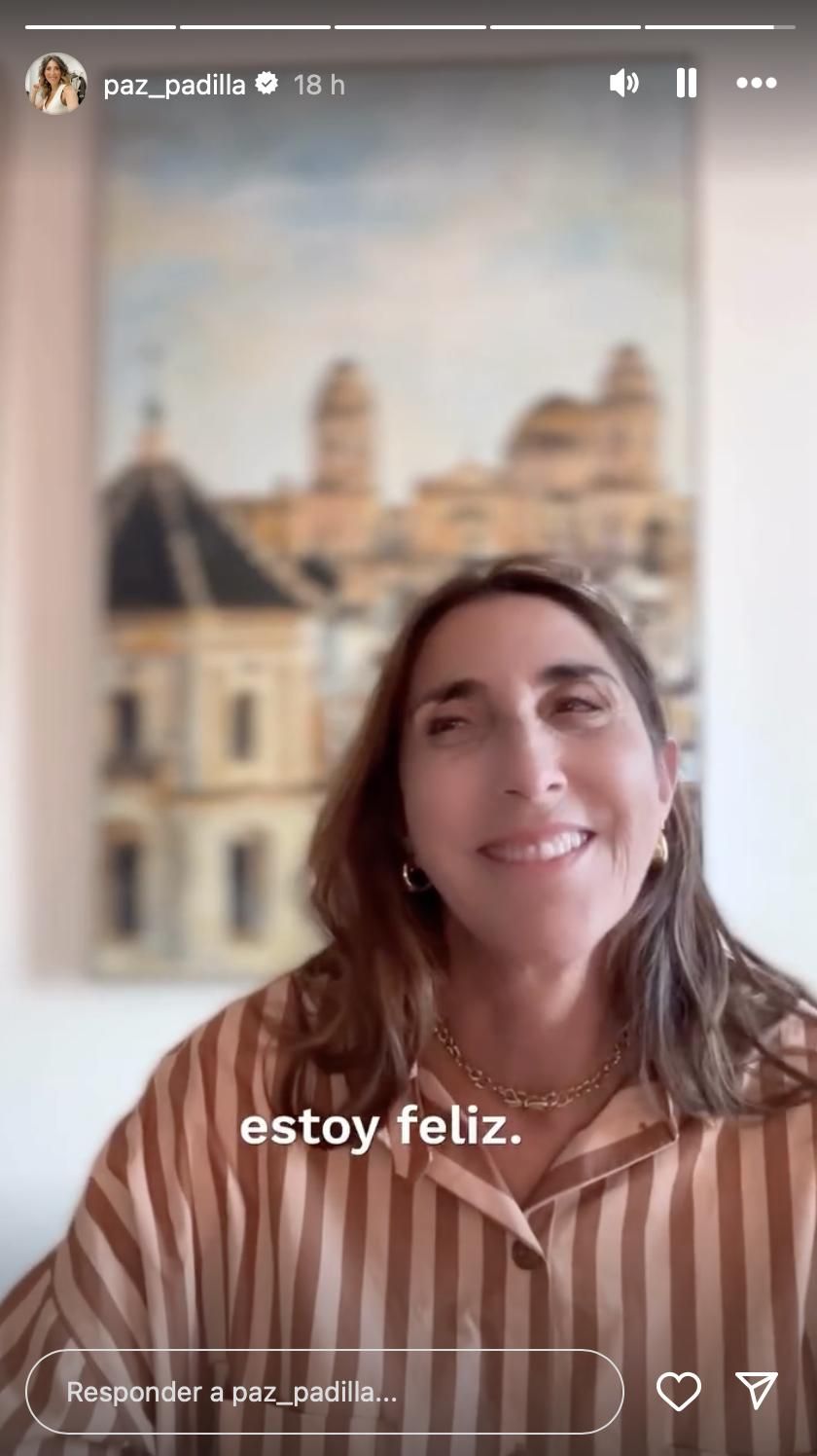 Paz Padilla no puede evitar emocionarse al hablar de la relación que su hija tiene con Mario Cristóbal