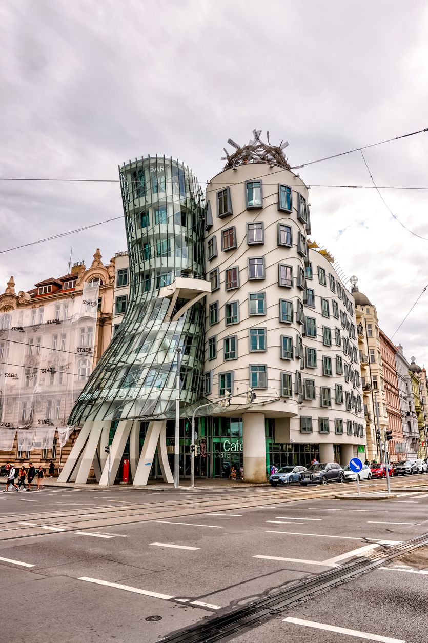 Casa danzante, diseñada por Frank Gehry