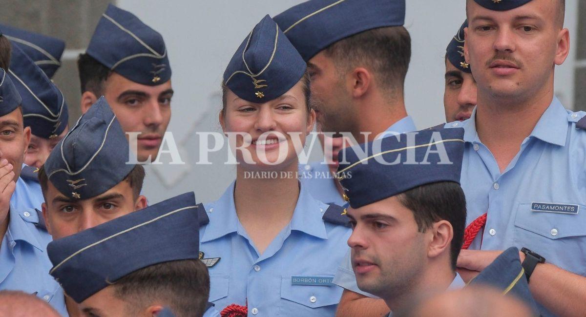 Fin de curso militar de la princesa Leonor en Gran Canaria, en imágenes