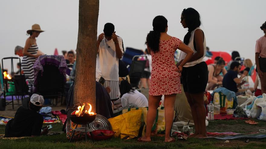 Mágica Noche de San Juan en las playas de Málaga