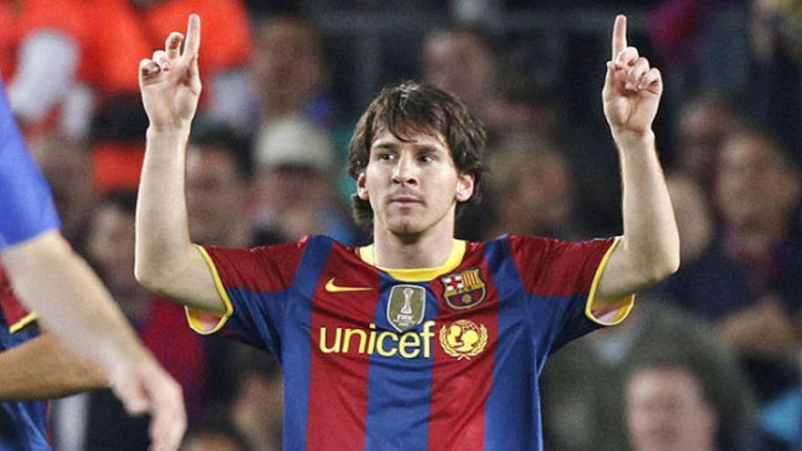 Messi confia a continuar veient porta aquest vespre al Camp Nou.