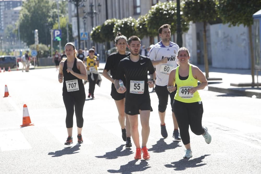 Cientos de personas participaron esta mañana en la primera edición de la Aloia 5.0