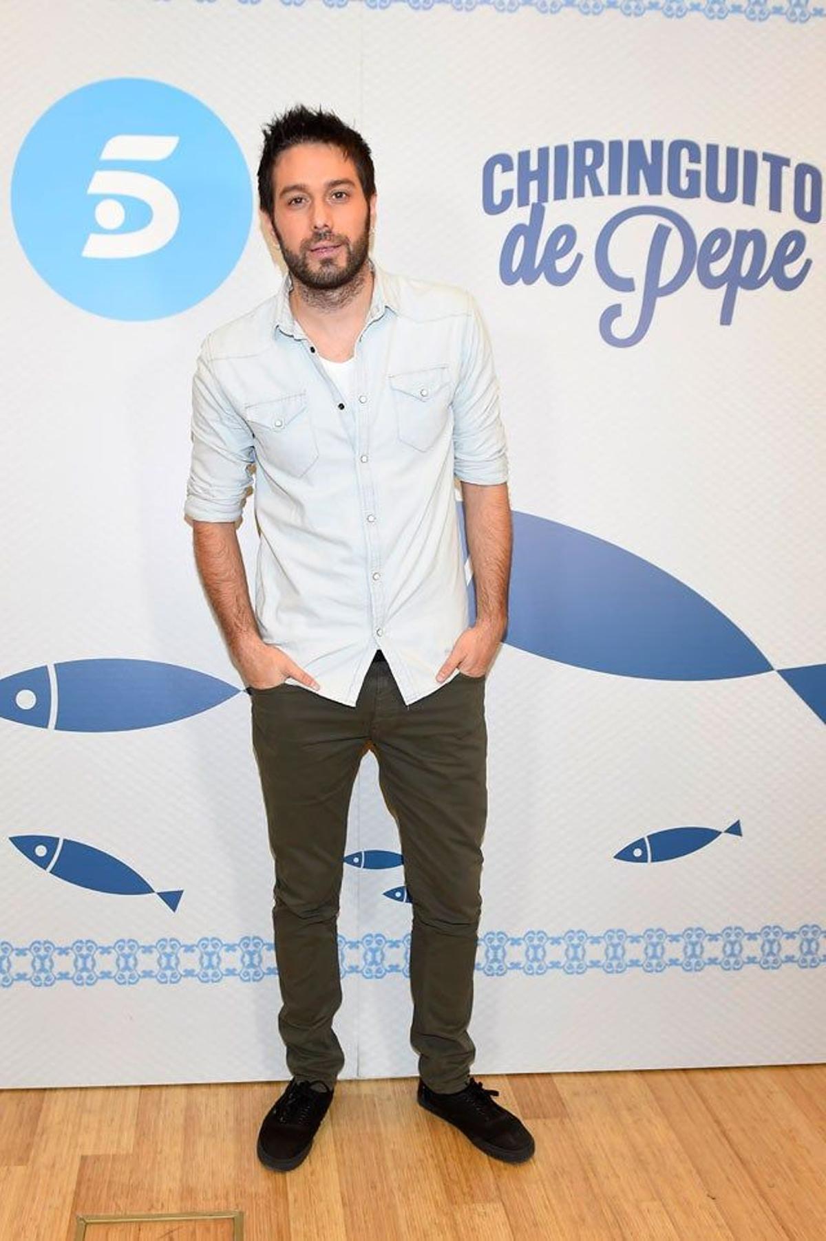 Dani Martínez, en el estreno de la segunda temporada del 'Chiringuito de Pepe' en Madrid.