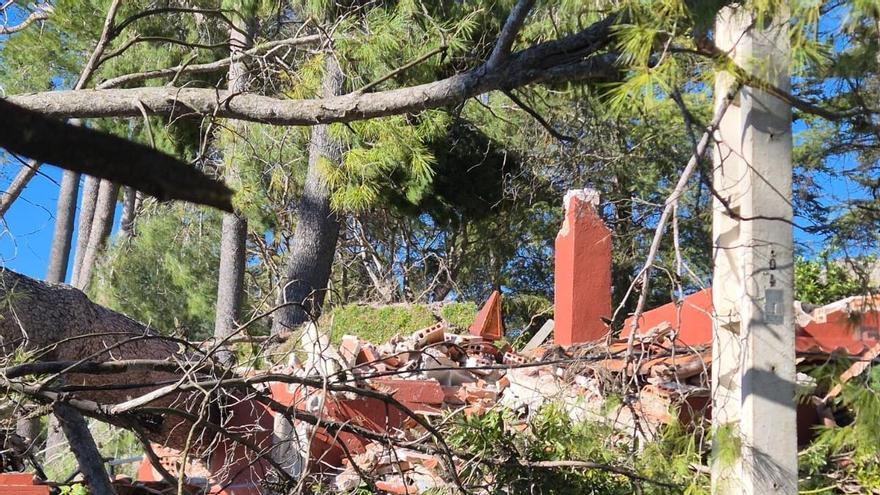 Los cortes de luz se suceden en Bixquert y afectan a una residencia de mayores más de una semana después del temporal
