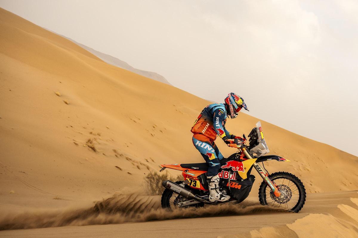 Edgar Canet, en el Dakar 2026 de Arabia Saudí.