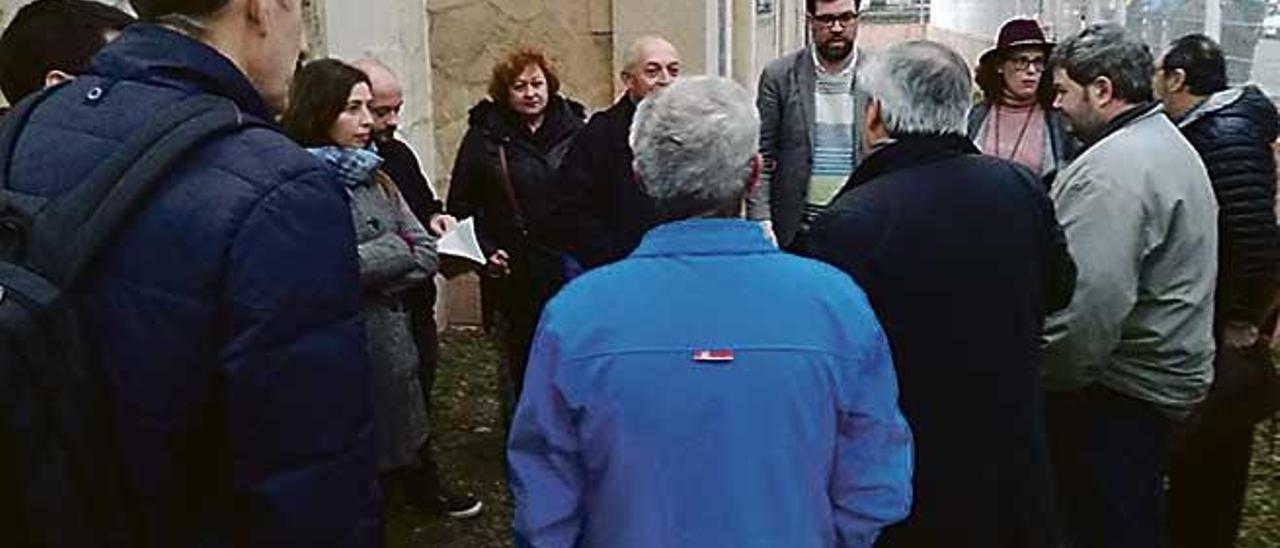 El alcalde visitó ayer el Coll d´en Rabassa. .