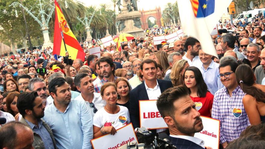 Albert Rivera i Inés Arrimadas, al parc de la Ciutadella