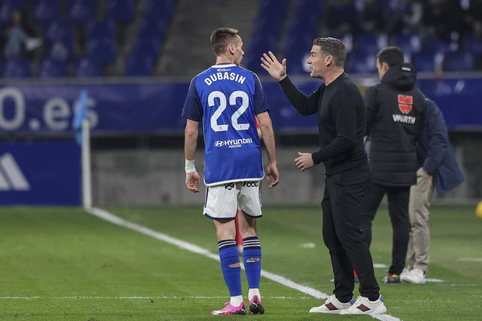 El partido entre el Real Oviedo y el Leganés, en imágenes