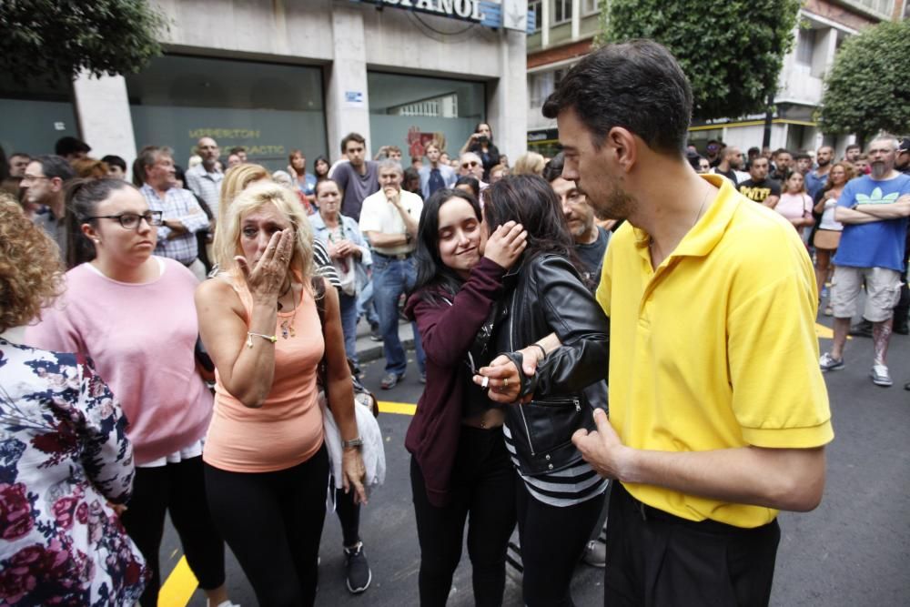 Concentración en Gijón