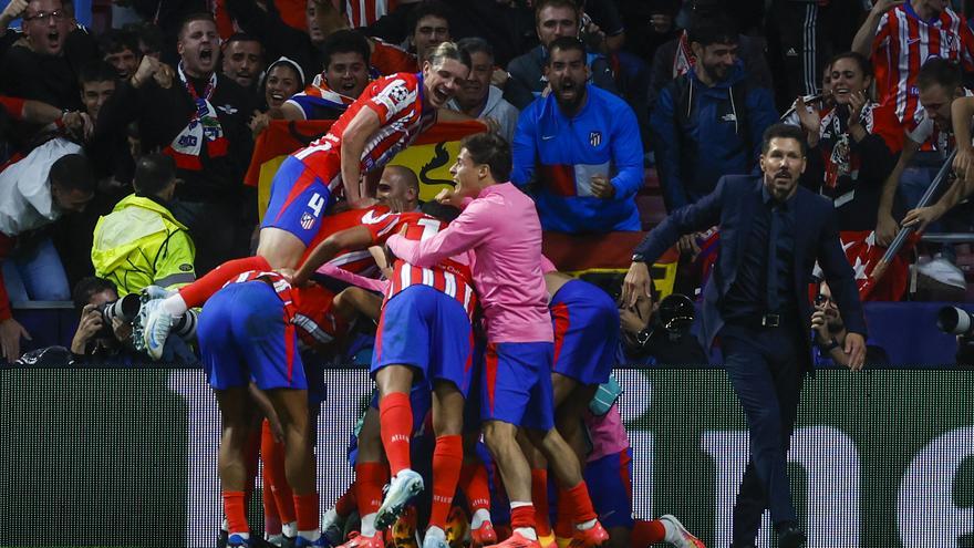 Atlético de Madrid - Leipzig: El gol de Giménez