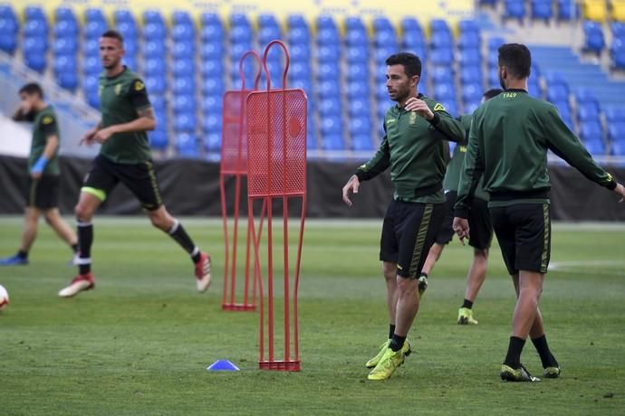 DEPORTES 05-03-19  LAS PALMAS DE GRAN CANARIA.  Primer entrenamiento de Pepe Mel. FOTOS: JUAN CASTRO