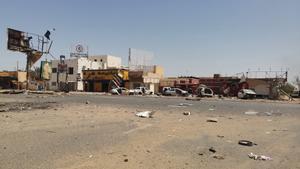 Archivo - Mercado bombardeado en Omdurmán
