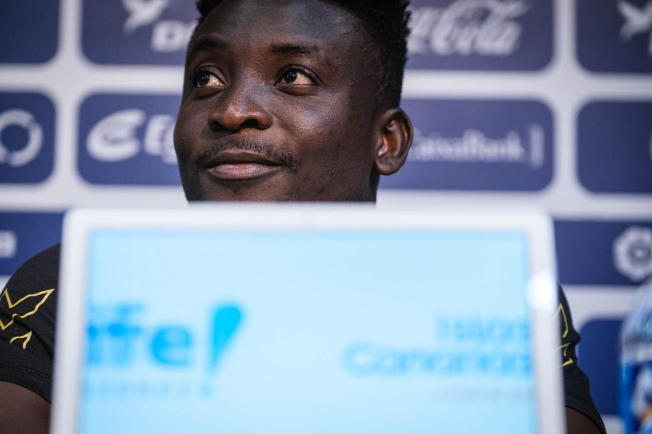 Presentación de Mohammed Dauda (CD Tenerife)