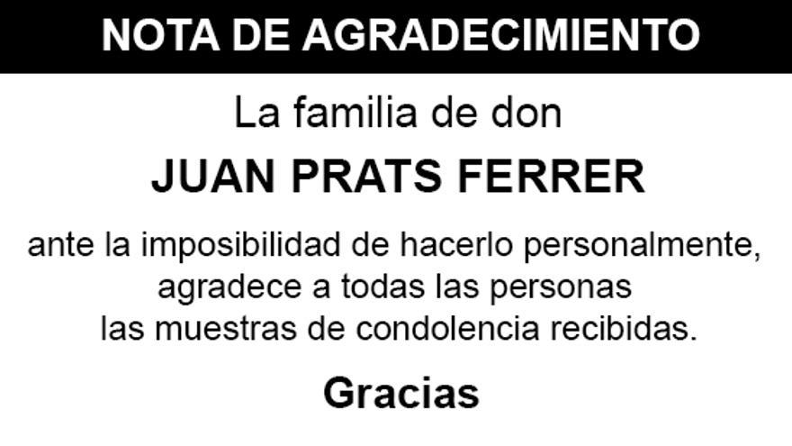 Nota Juan Prats Ferrer