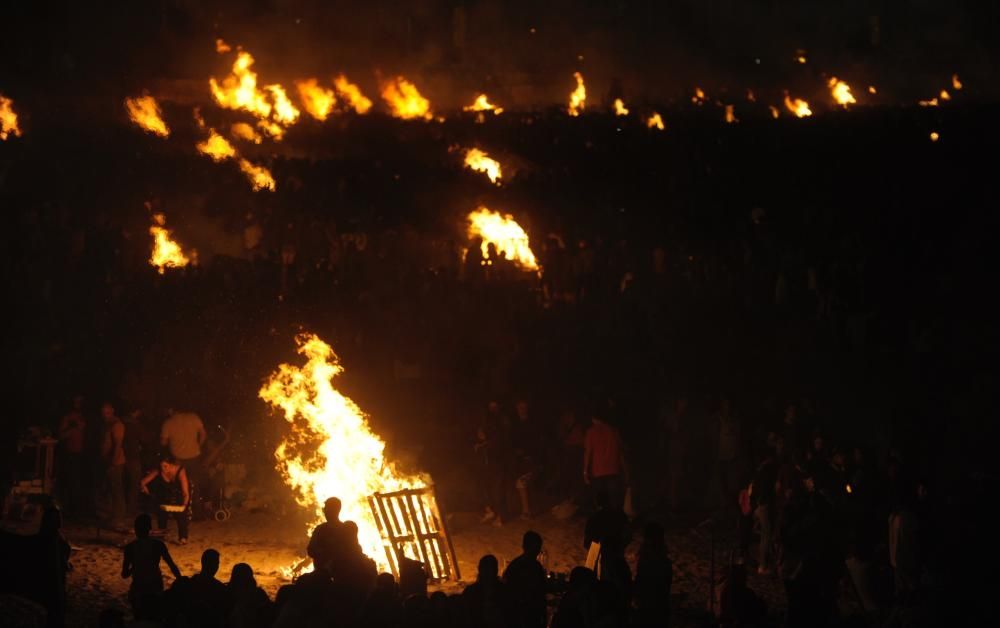 Las hogueras de San Juan 2016 A Coruña