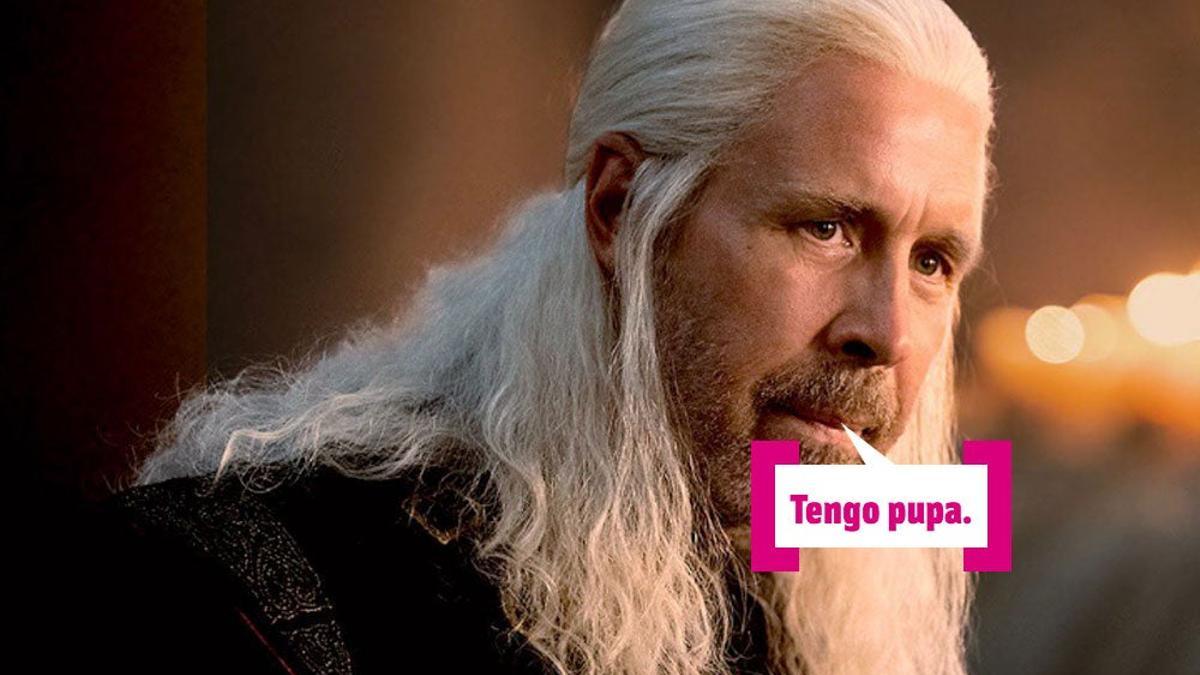 El Rey Viserys de 'La casa del dragón'