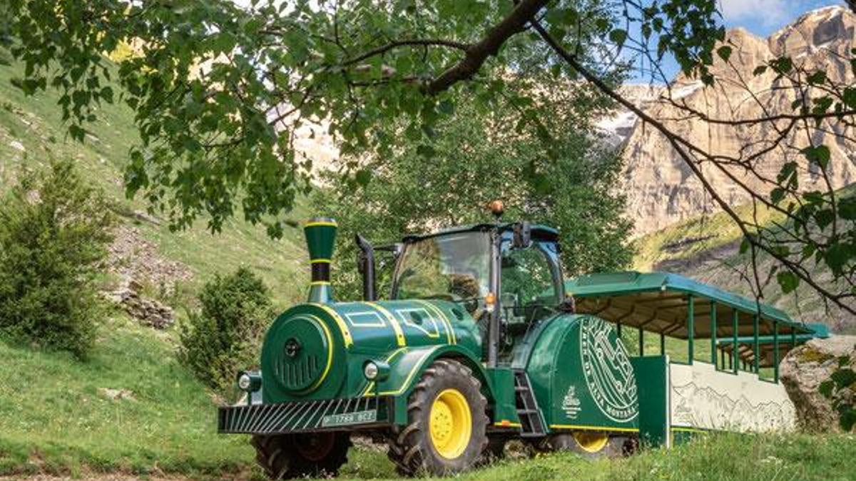 Tren de alta montaña en el Valle de la Ripera