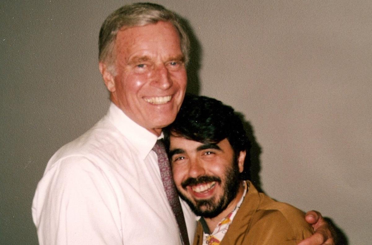 Estaba impresionado por cenar con Moisés, Ben-Hur, El Cid, Julio César y Miguel Ángel.