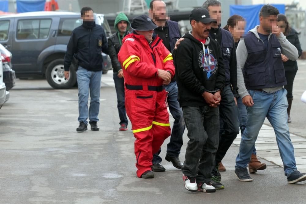 Operación antidroga en la costa de Cartagena