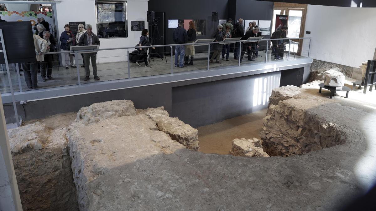 Inauguración de la reforma del espacio museizádo del Mercat de Santa Caterina del MUHBA, con restos del antiguo convento