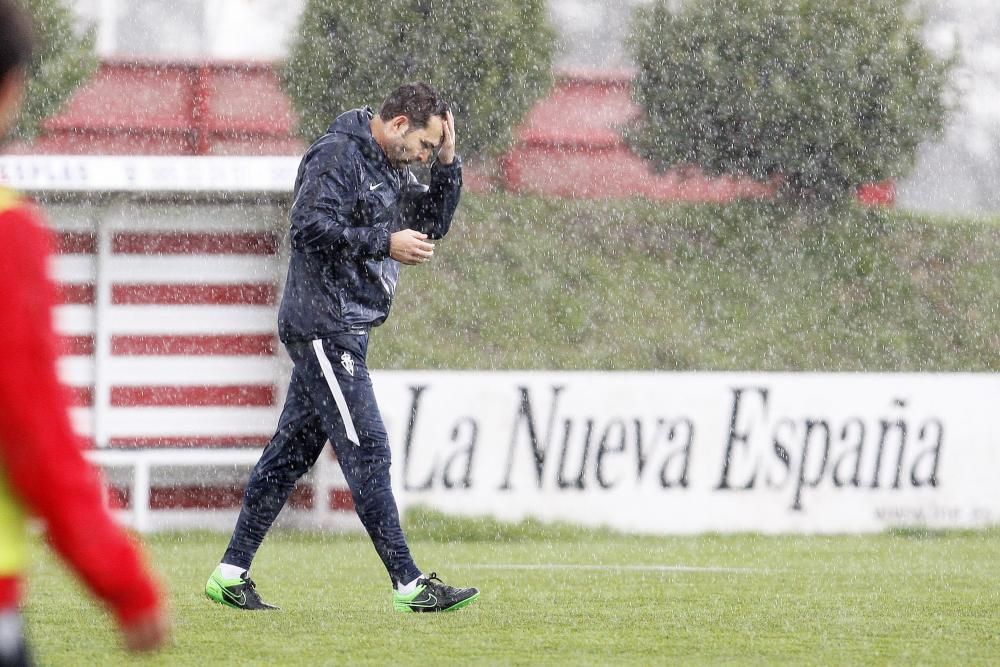 Entrenamiento del Sporting