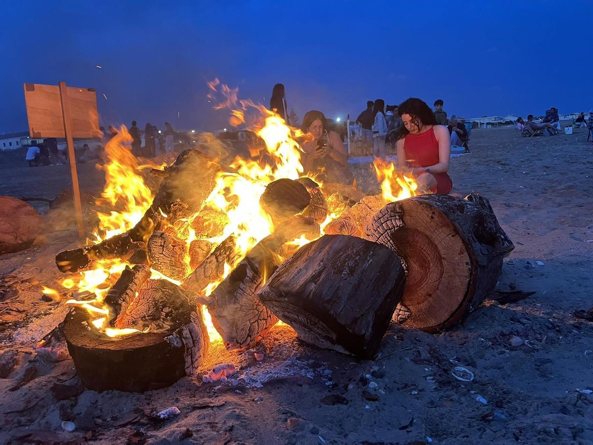 Noche de San Juan en Punta Umbría.