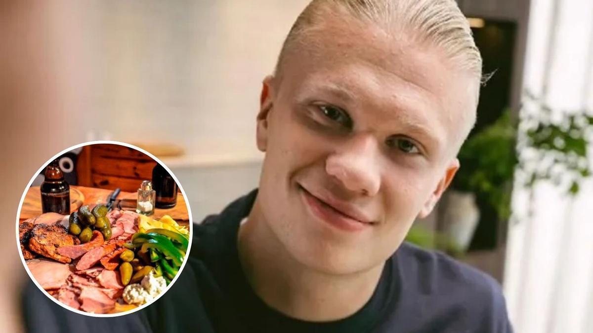 Haaland elige una dieta proteica en su alimentación.