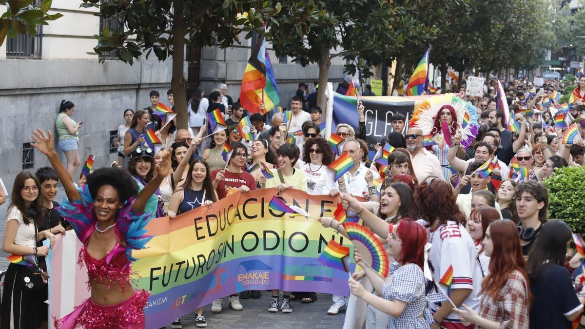 La marcha del colectivo LGTBI en Córdoba.