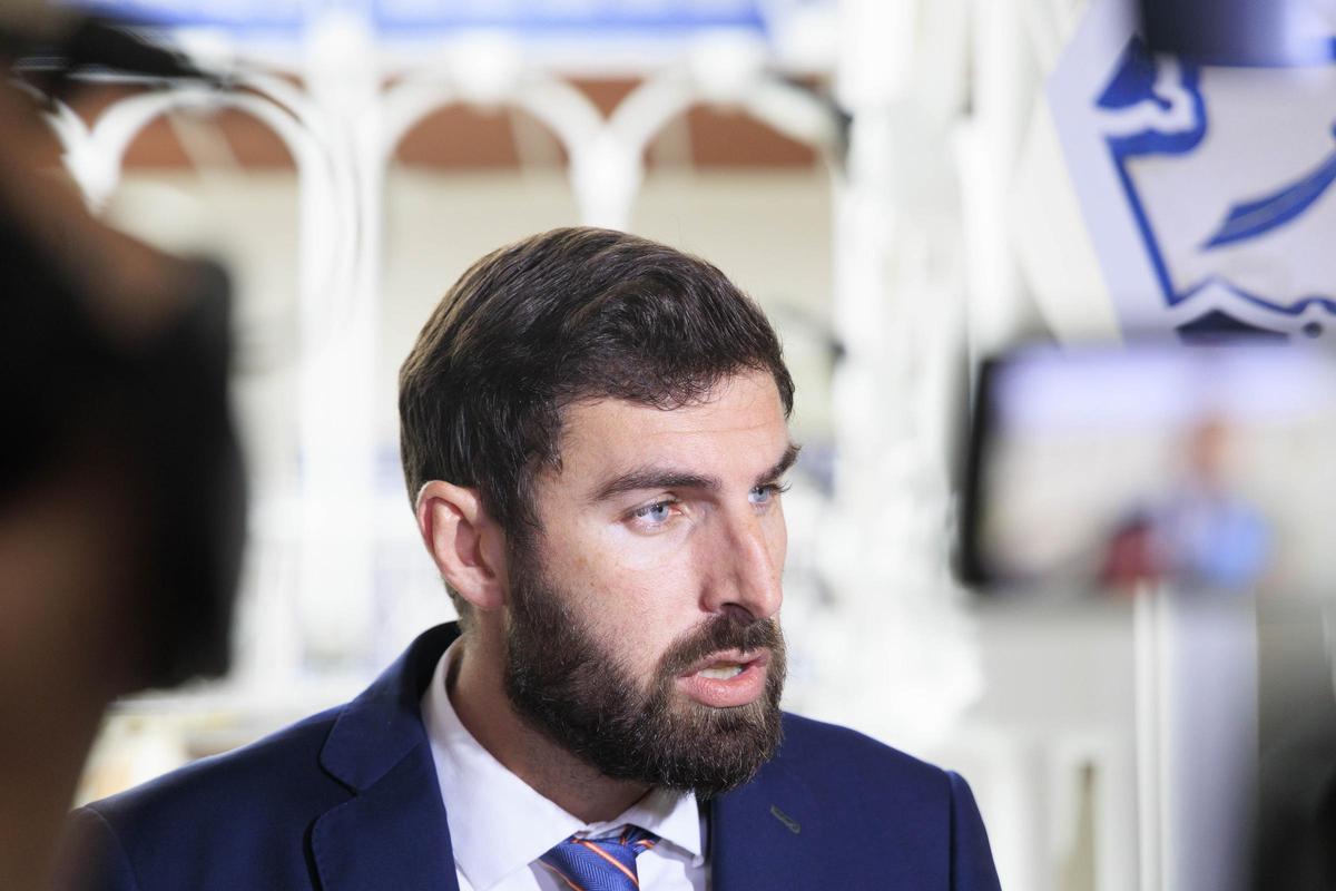 José Ángel Antelo, la semana pasada en la Asamblea Regional