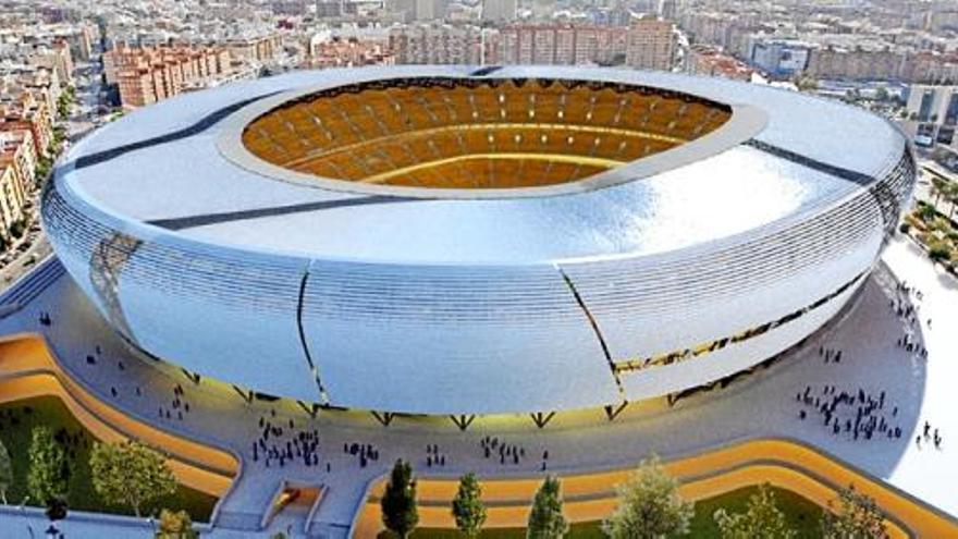 Así será el Nou Mestalla en el futuro.