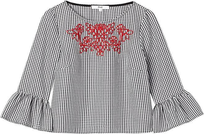 Top con bordados de Find. (Precio: 21,49 euros)