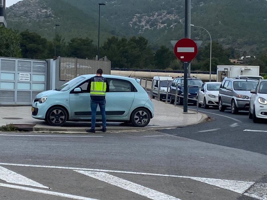 Controles policiales en Ibiza