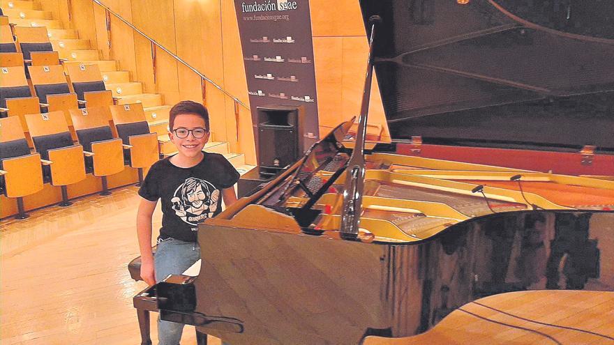 Miguel Lorán, el pianista de jazz más joven de Aragón