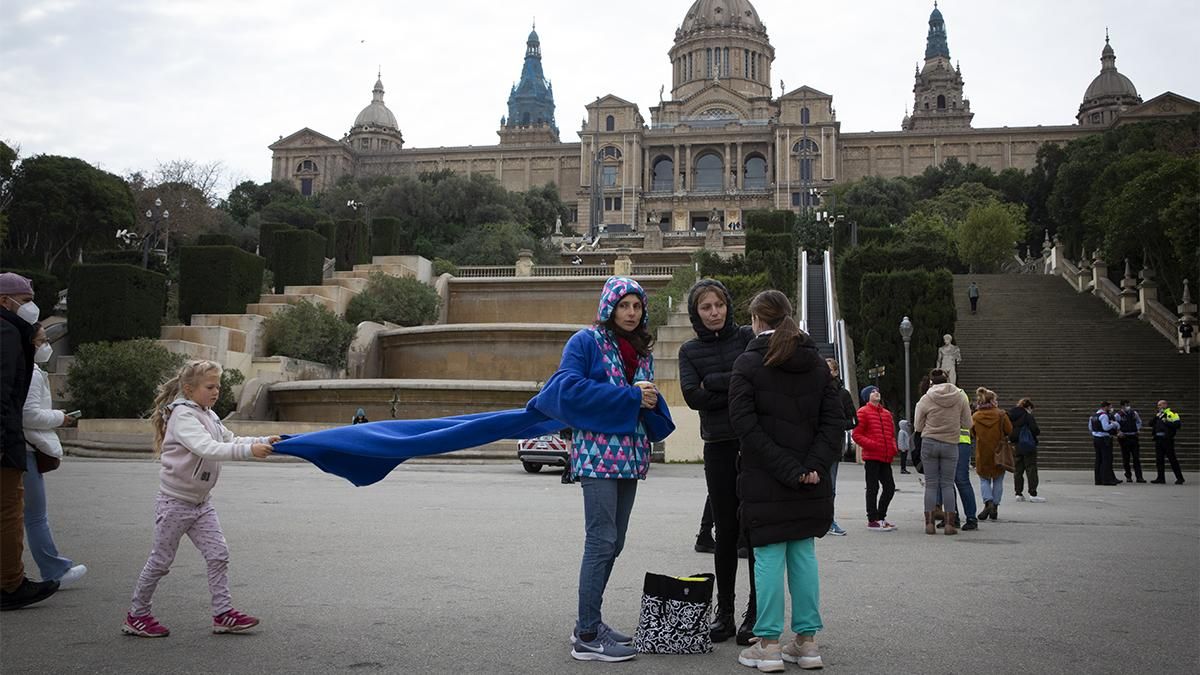  Apertura del centro de distribución de refugiados ucranianos de la Fira de Barcelona 