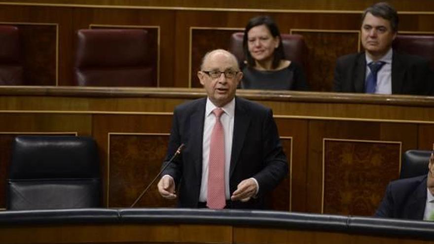 El ministre d&#039;Hisenda, Cristóbal Montoro, en una foto d&#039;arxiu.