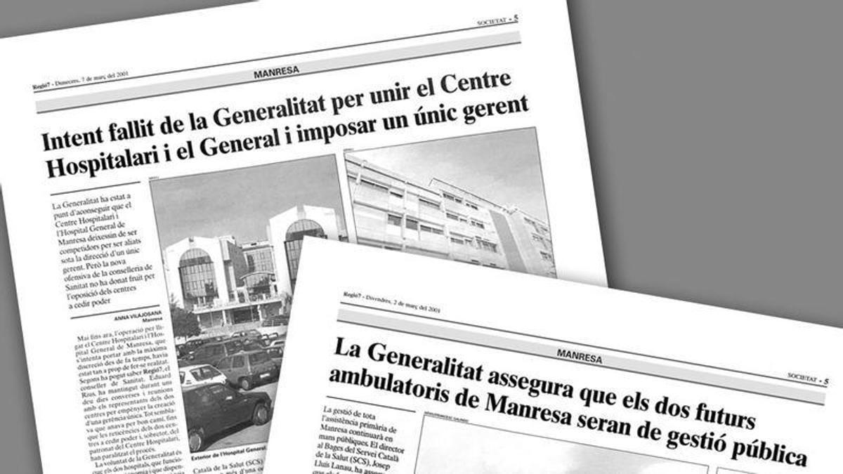 Pàgines del 2 i el 7 de març de 2001