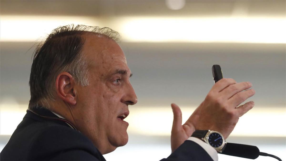 Javier Tebas, presidente de LaLiga