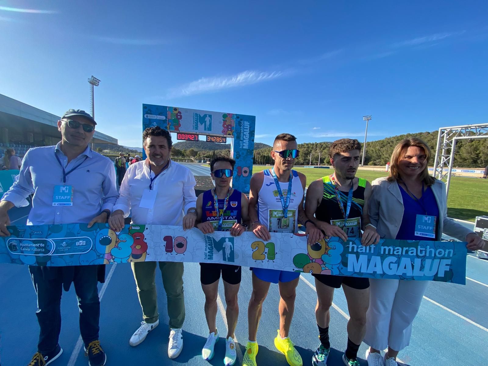 Premiados en los 10 Km masculinos