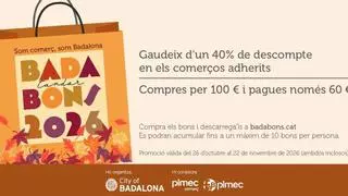 Badalona abrirá el 26 de octubre una nueva campaña de bonos del 40% de descuento en los comercios locales