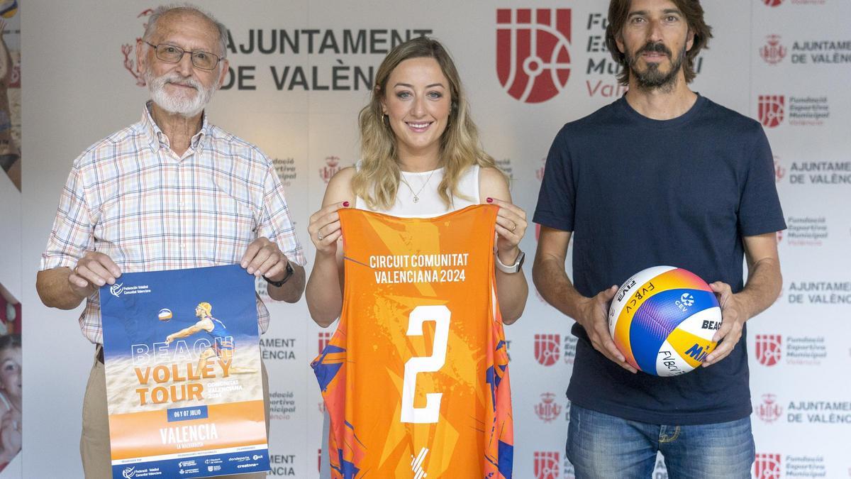 Presentación del  'Beach Volley Tour Comunitat Valenciana 2024'.