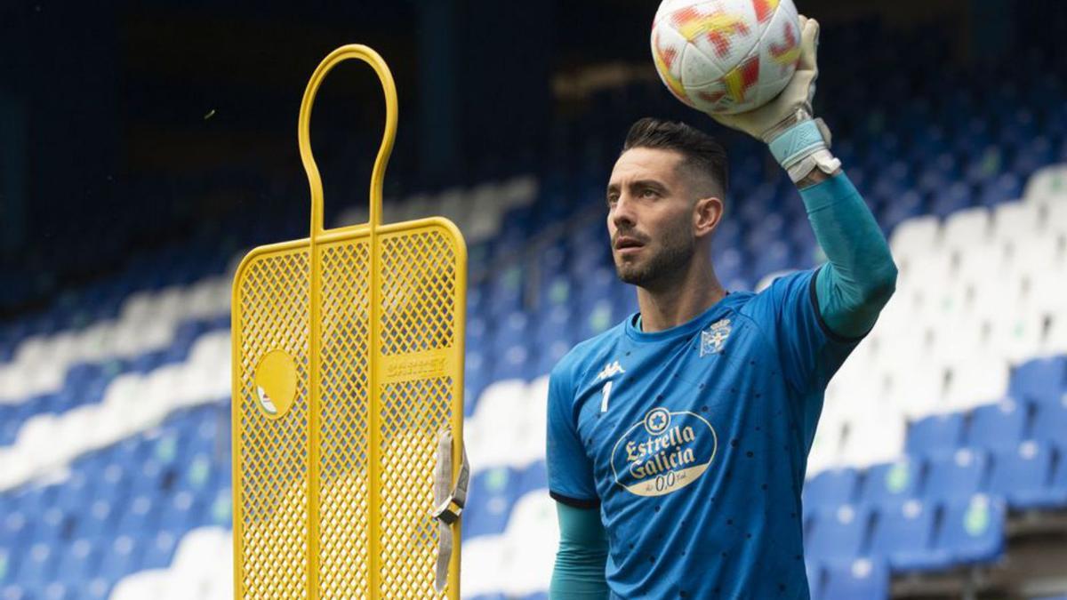 Ian Mackay, en un entrenamiento.